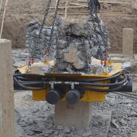 Máquinas de perfuração Acessórios Equipamento de escavadeira Cortador de pilhas hidráulico Máquina de quebra de pilhas