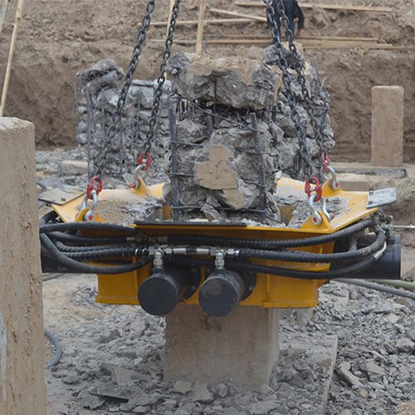 Drilling Machines Accessories Excavator Equipment Hydraulic Pile Cutter Pile Breaker Machine