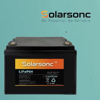 12V 100ah lítio 1280wh LifePO4 Bateria pequeno tamanho lítio poderoso