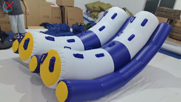 Factory Inflatable Water Games Durable PVC Thick Inflatable Floating Seesaw