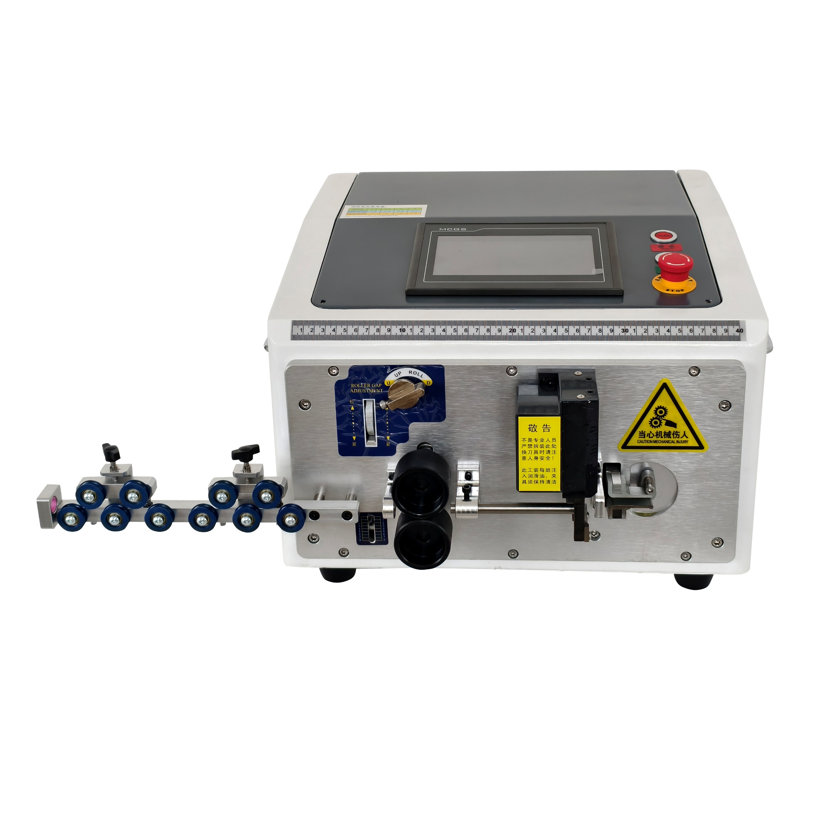 High Output Cable Bending Machine 220V 350W Automatic Wire Stripping Machine For 0.5 - 6mm2 Cables