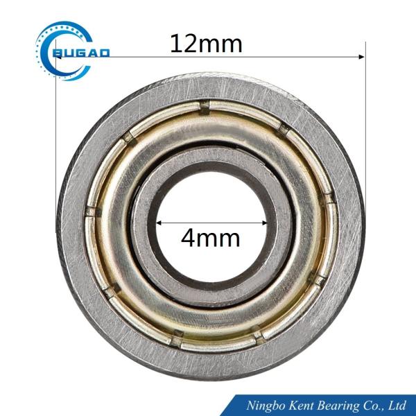 604ZZ Deep Groove Ball Bearing Double Shield 604-ZZ , 4mm x 12mm x 4mm High Carbon Steel Z1 Bearings