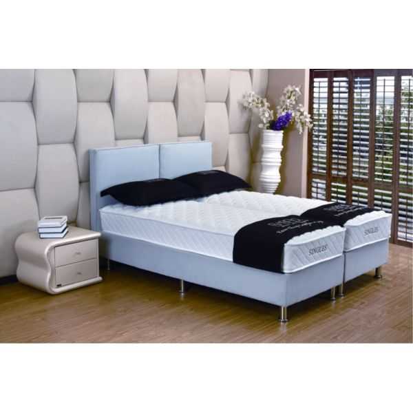 Ivory Color Firm Spring Mattress / Firm Memory Foam Mattress 1 Years Warranty