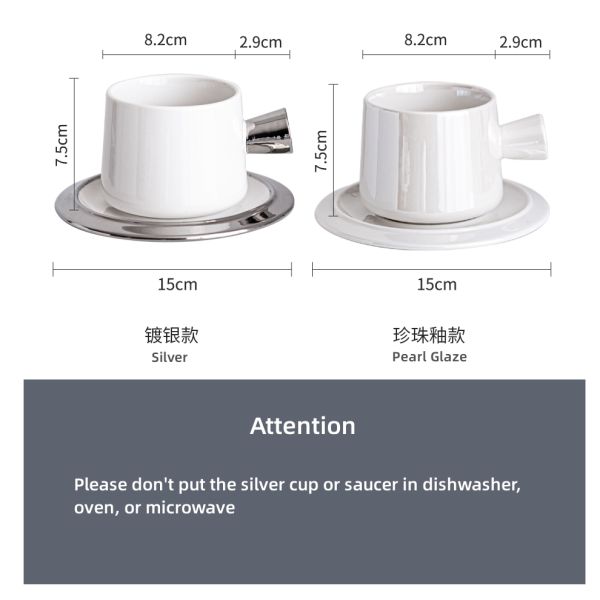 Porcelain Coffee Mug for Light Luxury Breakfast in Business Gifts Design Style