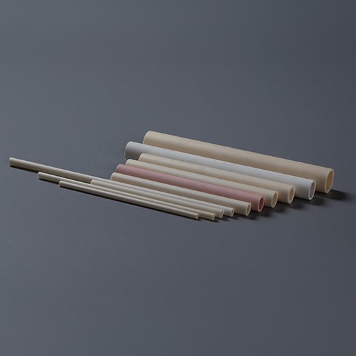 Теплообработка Алюминиевая керамическая трубка 92% 95% Для защитного корпуса