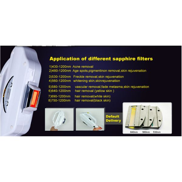 Professional SHR Hair Removal Machine