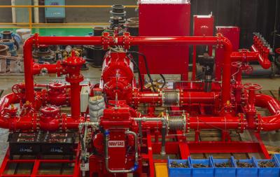 O UL FM aprovou a bomba de fogo montada patim 3500GPM@140PSI para repositórios do óleo