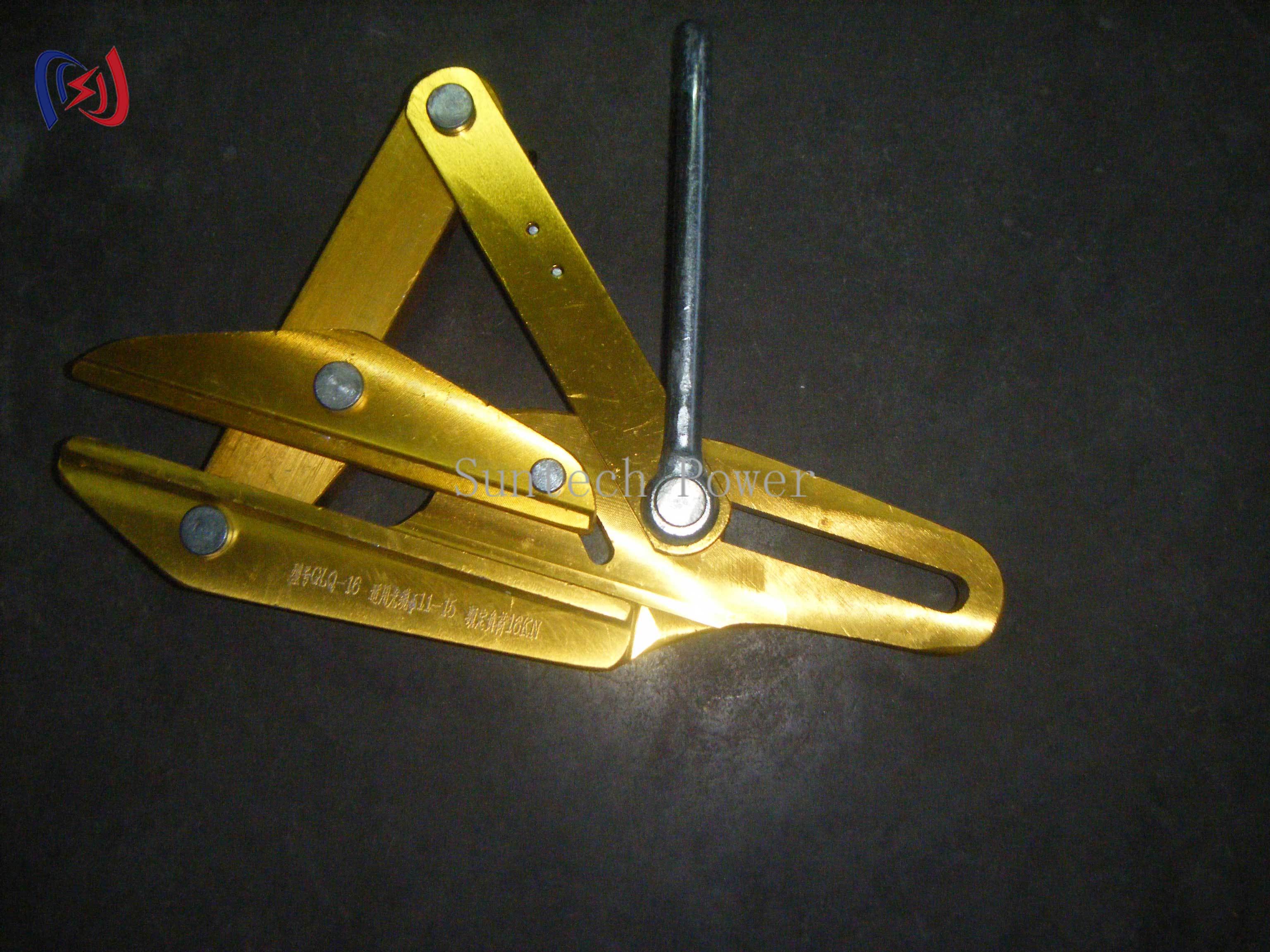 High Strength Aluminum Alloy OPGW Conductor Gripper with 16-45KN Rated Load for 8-20mm Cable Diameter