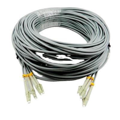 Cabos blindados do remendo da fibra ótica G653 de FTTH FTTX LC 4F