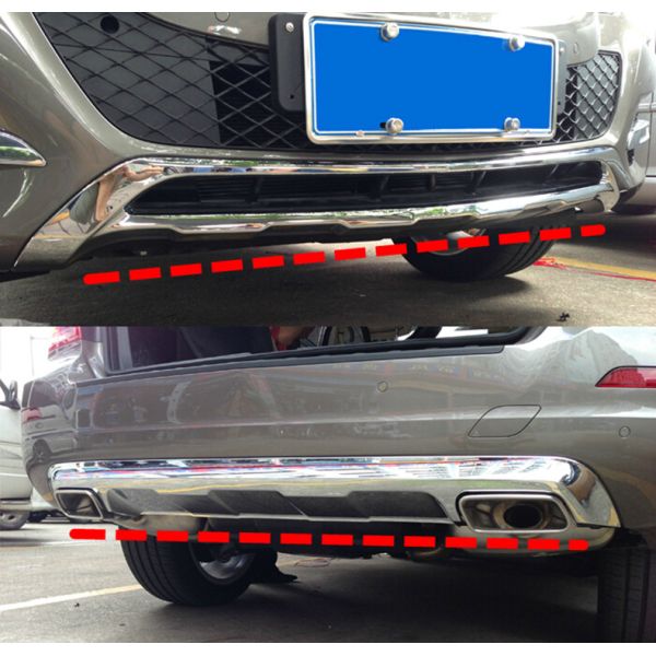 Benz GLK Classe 2013 2014 Body Kits / Bumper Assy / Garniture de pare-chocs chromée