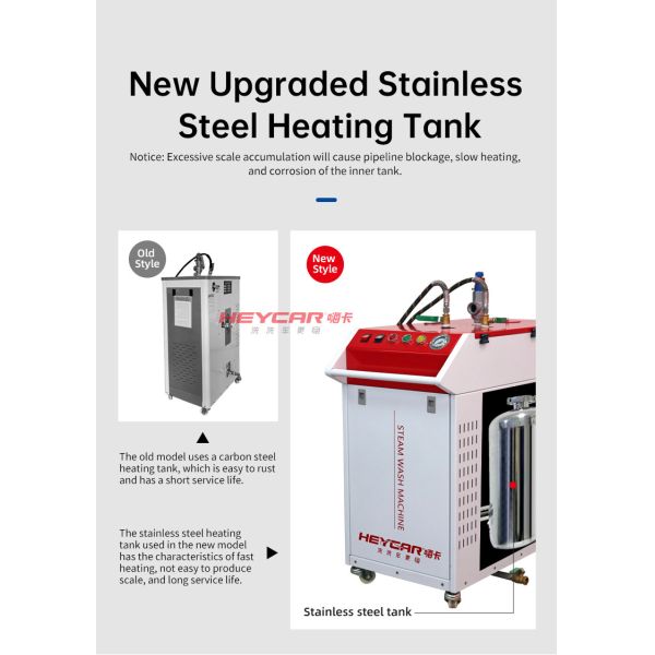 No Battery Capacity Steam Car Washer Machine for Car Washing Shop Industrial Steam Cleaning Car Wash Machine