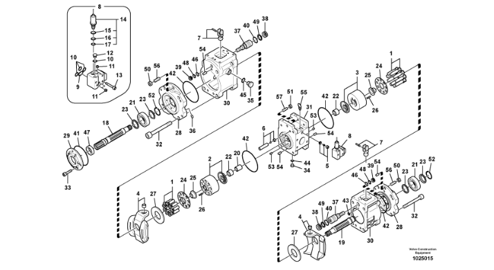 K1000698G 400914-00212 Excavator Hydraulic Pump For DH215 DH220 DH225 JMC921 Dayu Doushan