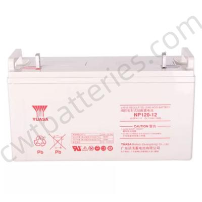 NP120-12 YUASA VRLA Ventilateur à batterie réglable par gel 12V 120AH