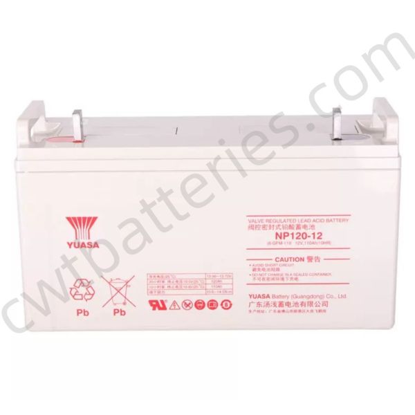 NP120-12 YUASA VRLA Válvula recargable de batería regulada con gel 12V 120AH
