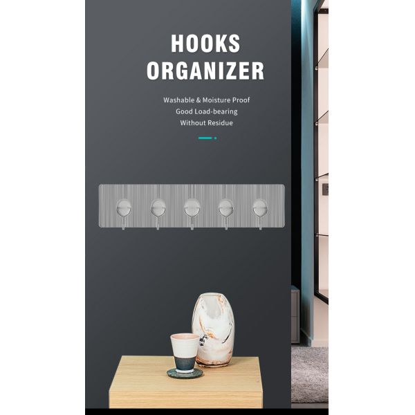 Сильно установленная вешалка стены закрепляет сверхмощный высасыватель хранения для Bathroom