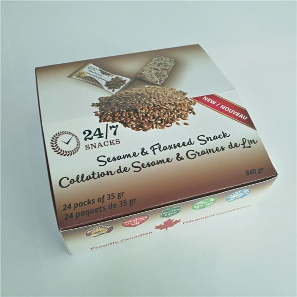 Коробка Крафт бумажная упаковывая рифленый розничный встречный тип Адвокатуры протеина Вхэы бальзама губы