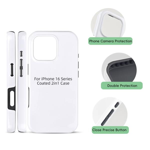 Glossy / Matte 3D Sublimation Phone Case Blanks Customized TPU PC Phone Case