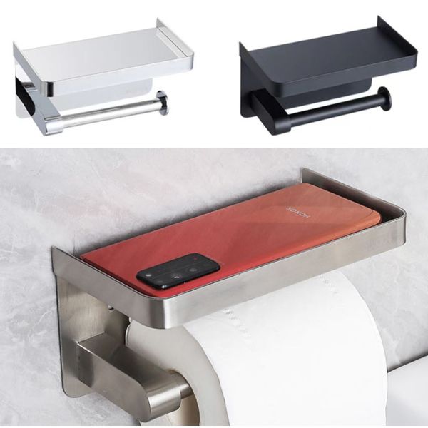SUS 304 Stainless Steel Toilet Paper Dispenser Wall Mounted For Bathroom ODM