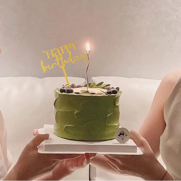 Birthday Cake Topper, 6pcs Acrylic Birthday Cake Toppers Happy Birthday Cake Toppers For Birthday Decorations