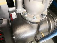 O óleo ajustável da velocidade inundou o compressor giratório do parafuso/compressor de ar pequeno