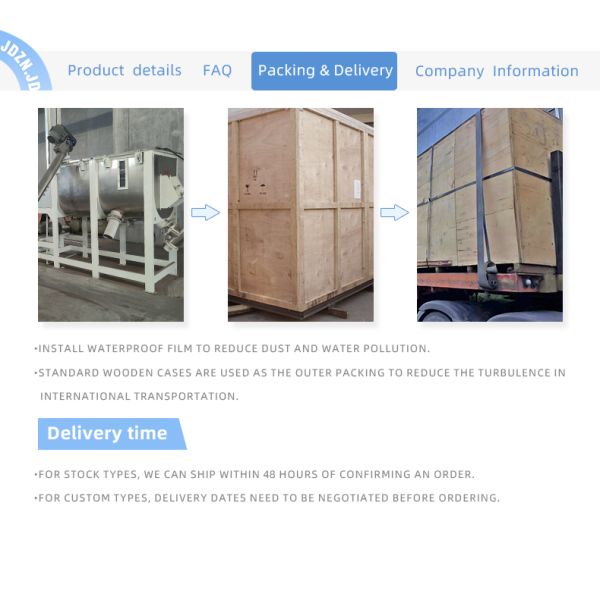 Dry Powder Mortar Mixing Equipment Fertilizer Dry Powder Mixer Heavy Duty Mixturer