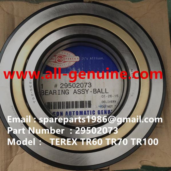 TEREX 29502073 BEARING ALLISON TRANSMISSION TIMKEN CUMMINS NHL RIGID DUMP TRUCK TR35 TR50 TR60 TR100