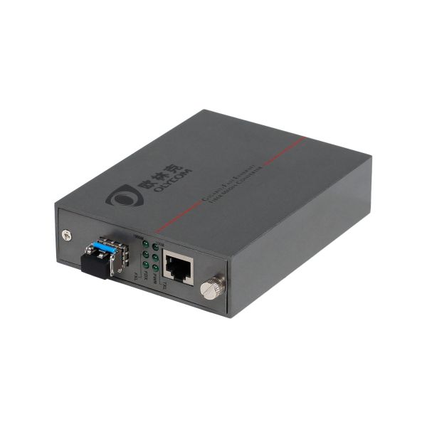 Гигабитное неуправляемое волоконно-оптическое Ethernet-медиа-конвертер SFP слот DC5V с установкой на стойке