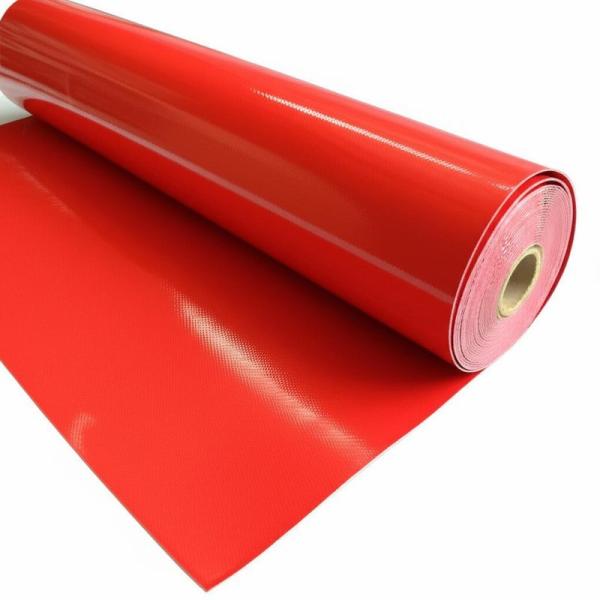 20 - tela revestida de la fibra de vidrio de la longitud PTFE del 100m con ignífugo para la construcción, color rojo