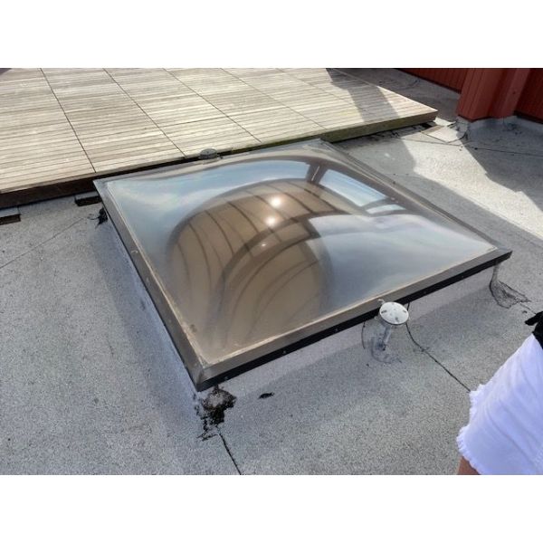 Polycarbonate Dome Skylight, Easy to Install & Transport, Custom Sizes Available, Long Lasting Roof Light Cover