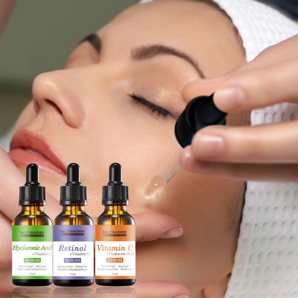 Private Label Organic Retinol Hyaluronic Acid Face Serum / Anti Aging Face Serum