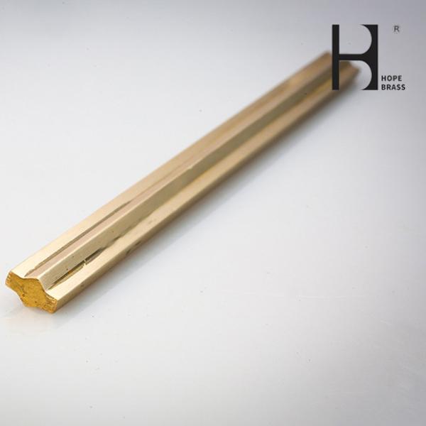 Golden Heatproof Brass Cylinder Lock SGS Approved for furniture