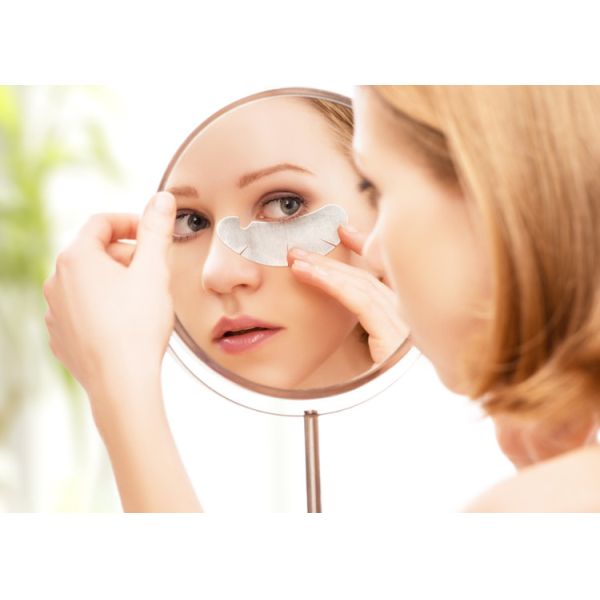 Customized Logo Eye Strips Water Gel Lint Free Eye Strips For Eyelash Extensions Wholesale Gel Eye Strips in Pouches