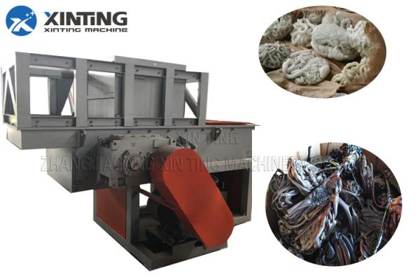 High Capacity Plastic Waste Shredder Machine For Woven Bags Fishnet Cutting Machine