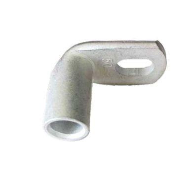 4-50mm2 Tin Plated 90D Cable Lug Copper Tubular Terminal Lugs 90 Degree Wire Direction