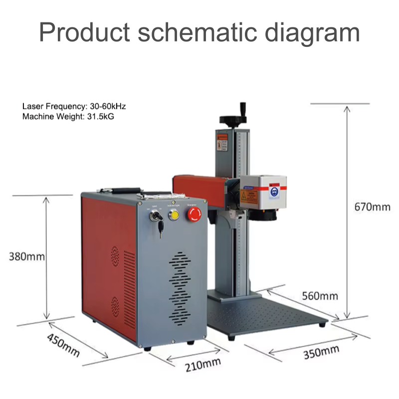 High-Precision Laser Engraving Machine with 20W-300W Power and 0.001mm Repeat Accuracy for 70*70MM-300*300MM Working Area