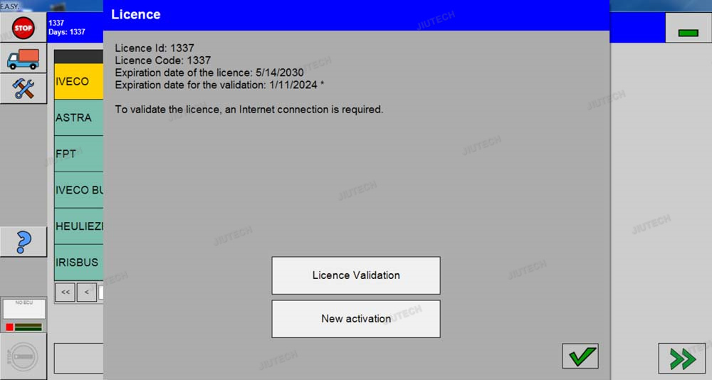 Truck Diagnostic Scanner for IVECO ELTRAC EASY with Eltrac 15.1 version Module for IVECO ECI diagnostic tool