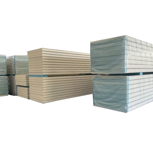 50 mm de armazenamento a frio PU painel de sanduíche de espuma de poliuretano com superfície de aço galvanizado