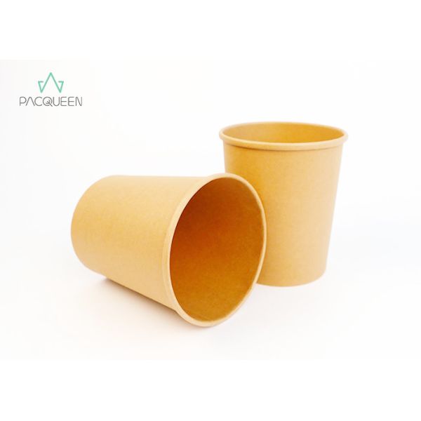8 Oz - 40 Oz Kraft Paper Takeaway Food Containers Oil / Water Resistant