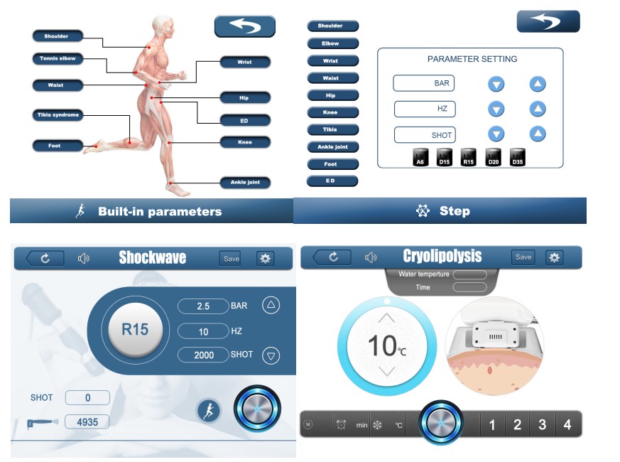 Машина Cryolipolysis потери жира для уменьшения жировых отложений легко и безопасно