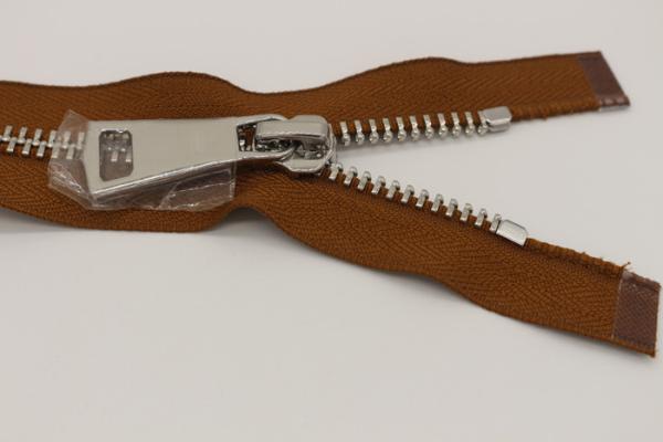 Euro Type Metal Open Ended Zips For Jackets , 36 Inch / 26 Inch Metal Zipper 8#