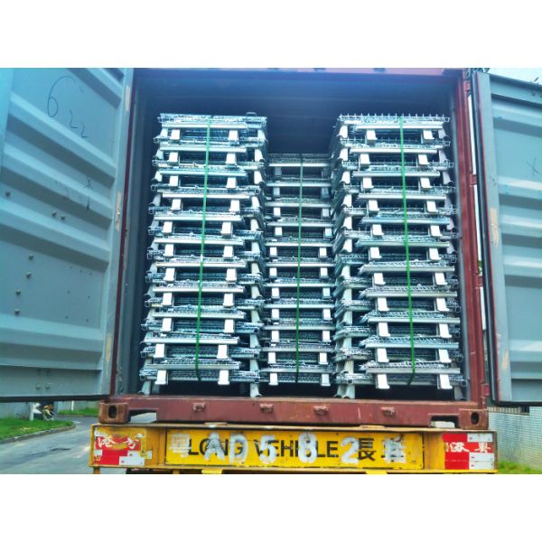 PP Board Protection Cover Wire Mesh Container For Small Parts Completeness