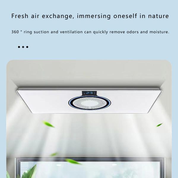 Intelligent Wireless Bathroom Heater 2800W Multifunction Remote Control Bathroom Heater