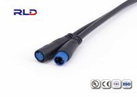 Tomada reta impermeável de pouco peso 2 do conector M8 Overmolded da tomada Pin 3 4 5 6