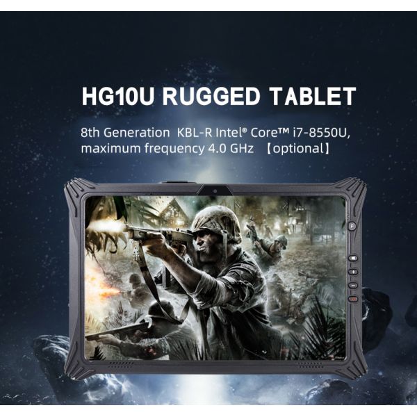 10-Inch IP65 Industrial Rugged Tablet with High-Resolution Touch Display