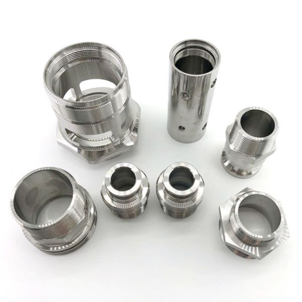 Food Grade Round Pipe Fittings Nipple Stainless Steel 304 Pipe Fittings Customized