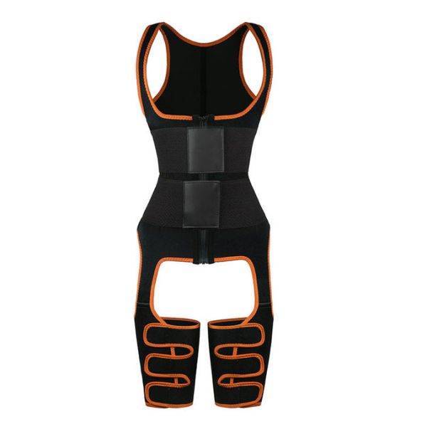 Профилировщик ноги триммера бедренной кости кожаного пояса Cincher талии тела 3XS женщин полный