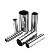 Tuyau d'acier inoxydable poli lumineux 304 201 410s 316 tube soudé 0.4mm