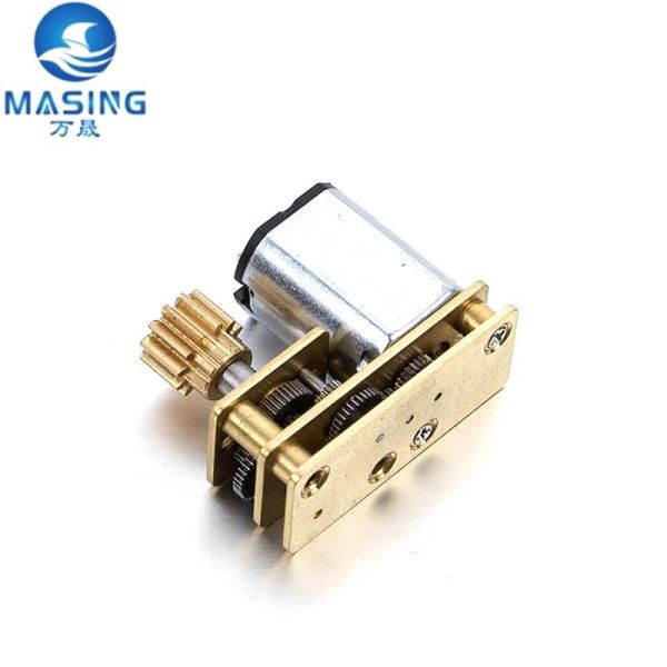 Moteur miniature à engrenages à courant continu N20 12V 200 tr/min Moteur à engrenages en métal micro