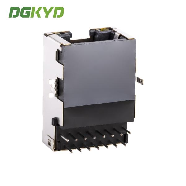 Extra low frofile RJ45 PCB Connector cat5 Network Port RJ45 with magnetics KRJ-CB009NL