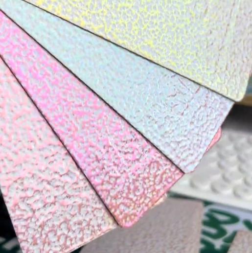 Color Shifting Hammertone Powder Coating with High Durability